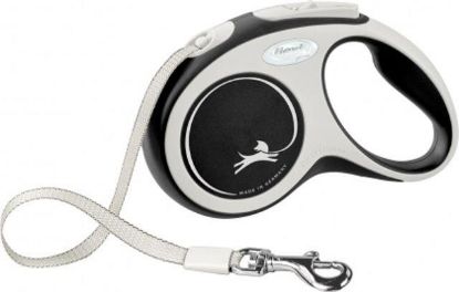 Picture of flexi New COMFORT, tape leash, S: 5 m, black