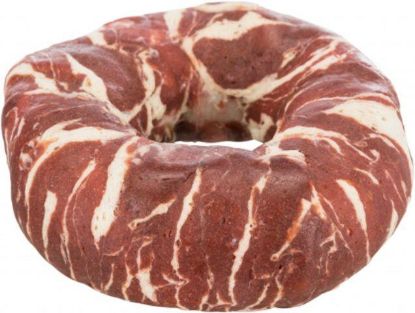 Picture of Denta Fun Marbled Beef Chewing Ring. bulk, ø 10 cm, 110 g