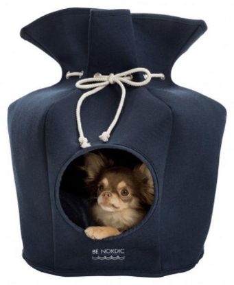 Picture of BE NORDIC cuddly cave, ø 40 × 56 cm, blue