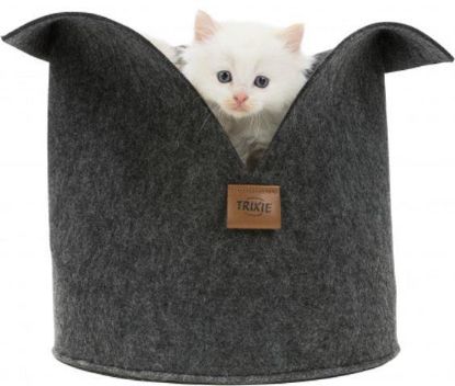 Picture of Luise bed, round, felt, ø 40 cm, anthracite