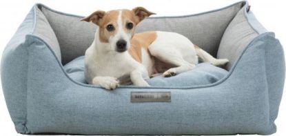 Picture of Lona bed, square, 60 × 50 cm, light blue/grey