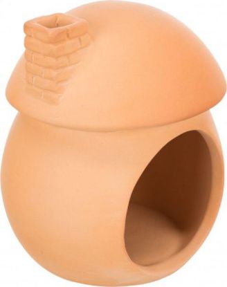 Picture of Ceramic house, mice, ø 11 × 11 cm, terracotta