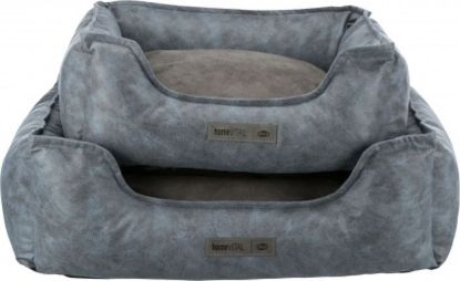 Picture of Calito vital bed, square, 60 × 50 cm, blue/grey