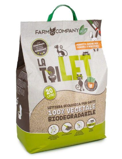 Picture of LaTOILET biodegradable cat litter 20 Lt