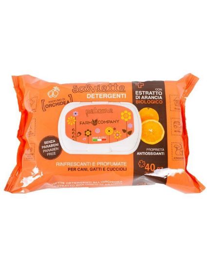 Picture of Pet Cleansing Wipes range Organic Extract & Orchid