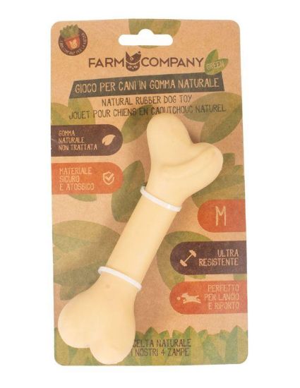 Picture of FC GREEN rubber bones L 20cm