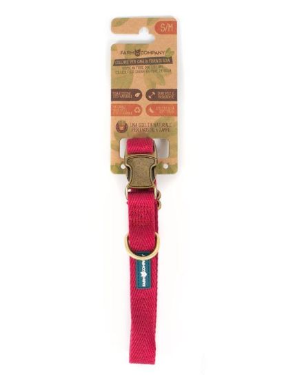 Picture of FC GREEN SOYBEAN ADJ. COLLAR BURGUNDY 2x28-40cm