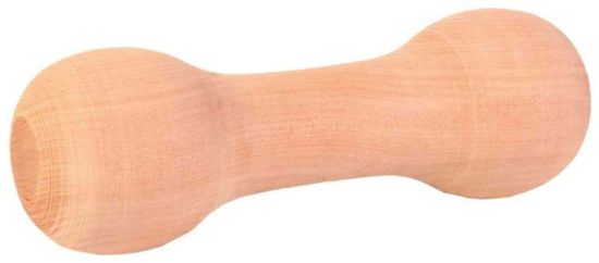 Picture of Wooden retrieving dumbbell, rounded, 15 cm, approx. 125 g