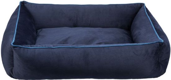 Picture of Romy bed, square, 90 × 75 cm, dark blue