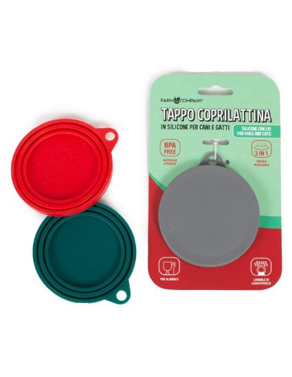 Picture of Dog Adjustable silicone can lid mix col 9cm