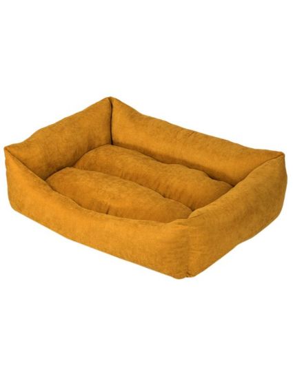 Picture of Velvet Soda Bed S 50x38x19cm Yellow Ocre
