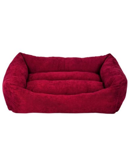Picture of Velvet Soda Bed XL 95x70x22cm Red