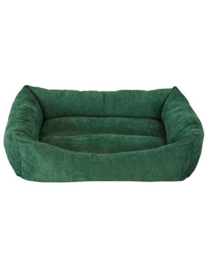 Picture of Velvet Soda Bed XL 95x70x22cm Dark Green