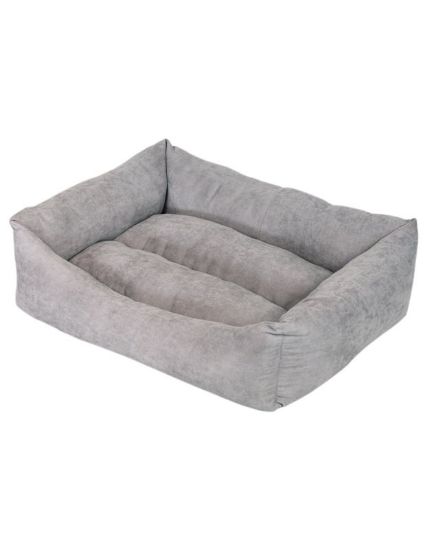 Picture of Velvet Soda Bed XL 95x70x22cm Ice Grey