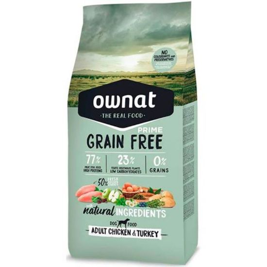 Picture of OWNAT GF PRIME ADULT  CHICKEN & TURKEY 12KG