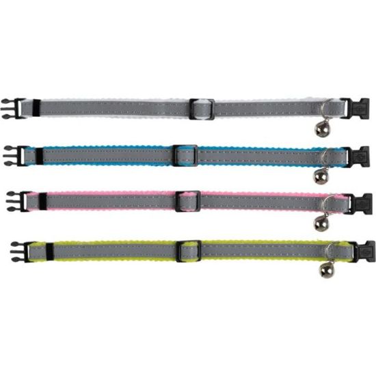 Picture of Cat collar, reflective, plastic