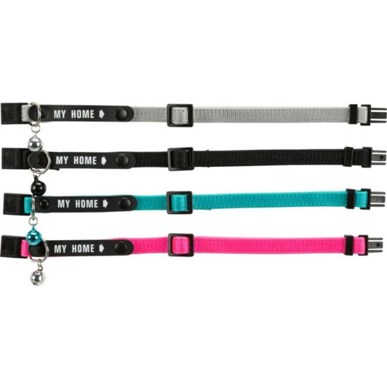 Picture of Cat collar with My Home address tag