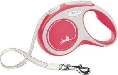 Picture of flexi New COMFORT, tape leash, S: 5 m, red