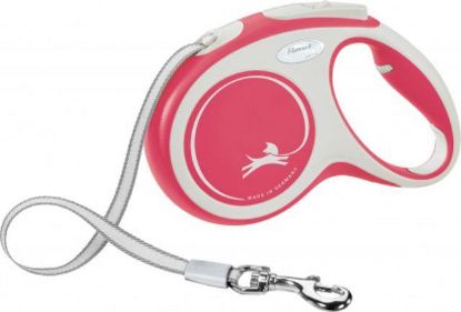 Picture of flexi New COMFORT, tape leash, M: 5 m, red
