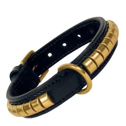 Picture of DUNA, DOG LEATHER COLLAR 55cm x 25mm