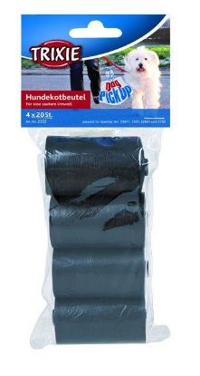 Picture of Dog Pick Up Dog dirt bags, M, 4 rolls of 20 pcs, black