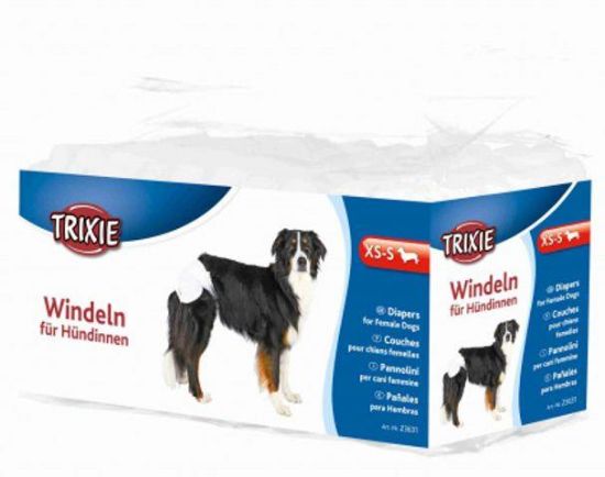 Εικόνα της Diapers for dogs, XS–S, 12 pcs
