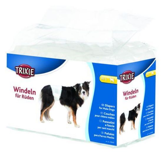 Εικόνα της Diapers for male dogs, M–L, 12 pcs