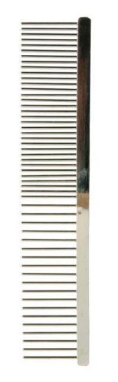 Εικόνα της Metal comb, fine/wide teeth, 16 cm