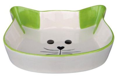 Picture of Ceramic bowl cat face, 0.25 l/12 cm
