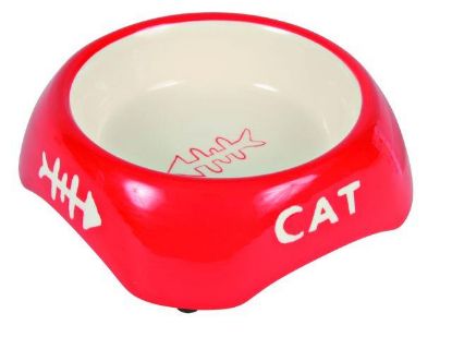 Picture of Ceramic bowl, cat, 0.2 l/ø 13 cm
