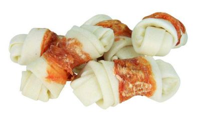 Picture of Denta Fun knotted chewing bone, chicken, 5 cm, 5 pcs/70 g
