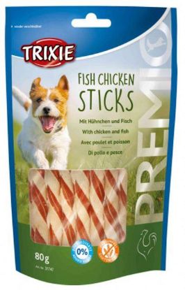 Εικόνα της PREMIO Fish Chicken Sticks, 80 g