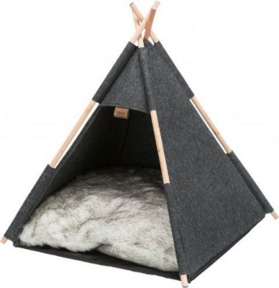 Picture of Tipi cuddly cave, felt, 55 × 65 × 55 cm, anthracite