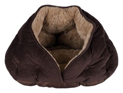 Picture of Malu cuddly cave, 47 × 27 × 41 cm, brown/light brown
