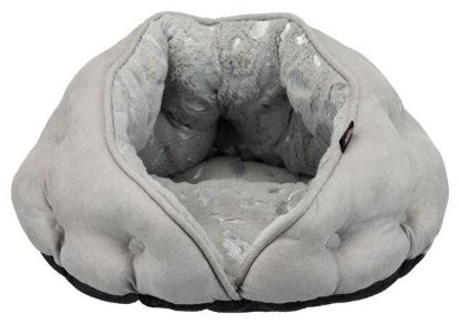 Picture of Feather cuddly cave, 50 × 45 cm, grey/silver