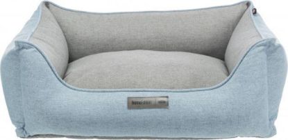 Picture of Lona bed, square, 80 × 60 cm, light blue/grey