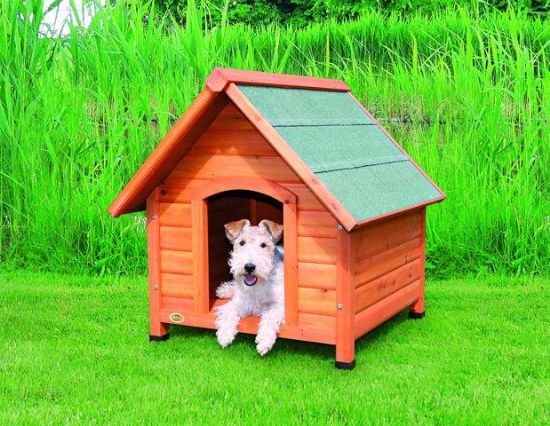 Εικόνα της natura dog kennel with saddle roof, S: 71 × 77 × 76 cm