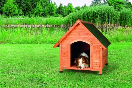 Εικόνα της natura dog kennel with saddle roof, L: 83 × 87 × 101 cm