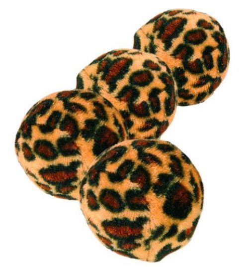 Εικόνα της Toy balls with leopard print, ø 4 cm, 4 pcs