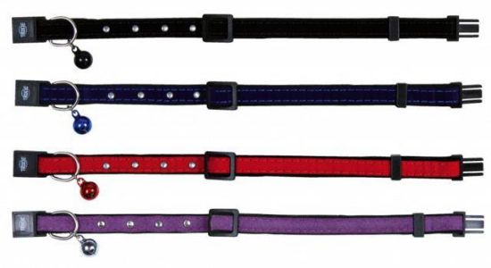 Εικόνα της Cat collar rhinestone gems, velvet