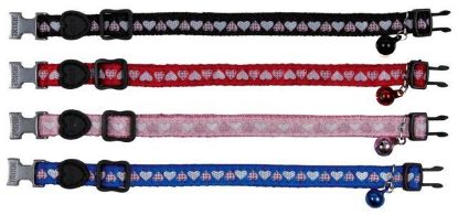 Picture of Cat collar, heart motif