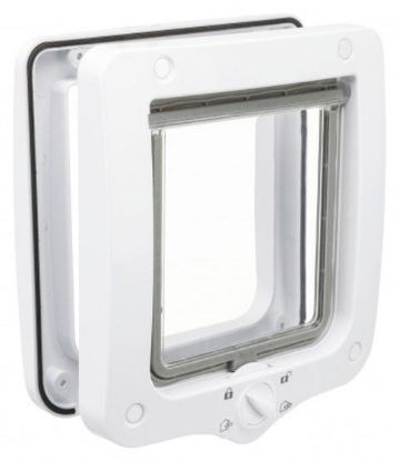 Picture of 4-Way cat flap, 20 × 22 cm, white