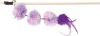 Εικόνα της Playing rod with pompom balls, wood/plush, valerian, 40 cm