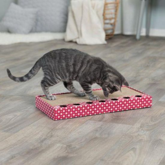 Εικόνα της Scratching cardboard with toys, 48 × 25 cm, pink