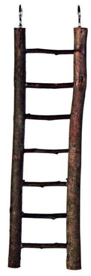 Εικόνα της Natural Living wooden ladder, 7 rungs/30 cm