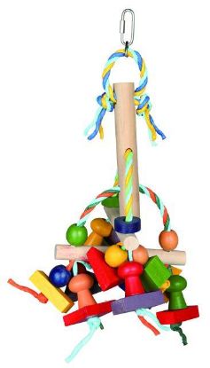Picture of Colourful wooden toy, 31 cm