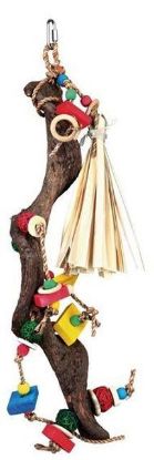 Εικόνα της Wooden toy with wicker balls, 56 cm