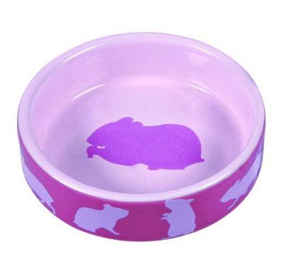 Picture of Ceramic bowl with motif, hamster, 80 ml/ø 8 cm