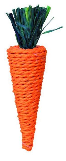 Εικόνα της Toy, carrot, for small animals, 20 cm