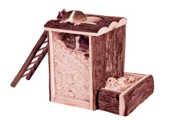 Εικόνα της Natural Living play and burrow tower, 20 × 20 × 16 cm